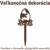 Veľkonočná ozdoba - zápich 9 Tmavá