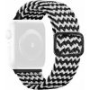 AppleKing remienok s vrkočovým vzorom pre Apple Watch Ultra 49mm / 46mm / 45mm / 44mm / 42mm - čierno-biely - možnosť vrátiť tovar ZADARMO do 30tich dní