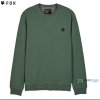 Fox mikina Level Up fleece Crew hunter green, zelená, XL