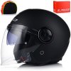 OTVORENÁ MOTOCYKLOVÁ PRILBA LS2 OF620 CLASSY JET matná NA SKÚTER black matt
