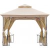Goleto Luxusný záhradný altánok 3x3 m | krémový