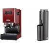 Gaggia New Classic E24 BC, red + Felicita F47, black