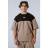 Nebbia Oversized Tee Power 898 Light Brown Ash