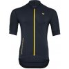 Pánsky celorozopínací cyklistický dres SILVINI, CARNIO Čierna,Žltá M
