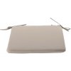 Garden Line Podsedák na židli HUDA 40x40x3 cm béžový