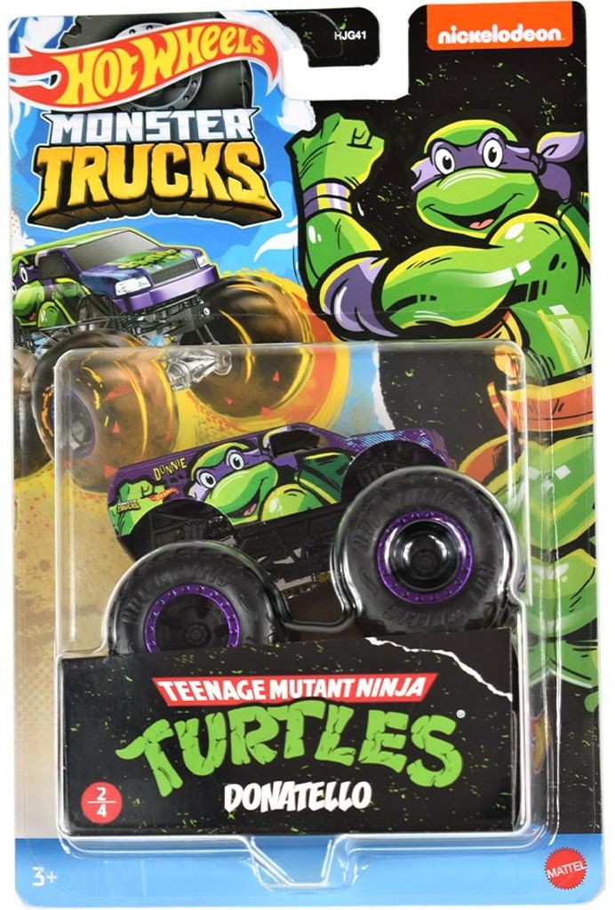 Mattel Hot Wheels® Monster Trucks Želvy Ninja DONATELLO, HKM22