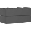 Hansgrohe Xilesa E skrinka 118x55x62 cm závesná kúpeľňová skrinka pod umývadlo sivá 54304760