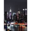 Fototapeta panel - PL0130 - New York v noci 175cm x 250cm - Vlies 110gr