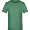 James & Nicholson Tričko JN 358K, sportovní, žerzejové, krátký rukáv, dětské COT02358K03305-green 2XL Zelená