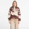Mikina Columbia Helvetia™ II Printed Cropped Half Snap Tobacco Sisters/ Dark Stone S S