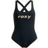Roxy dámske jednodielne plavky ACTIVE SD BASIC čierna lososová