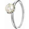 Perlový strieborný prsteň Elements silver R3446W