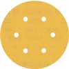 BOSCH Brúsny papier EXPERT C470 so 6 otvormi, 150 mm, zrnitosť 400, 5 ks 2608900821