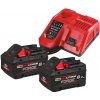 Milwaukee M18 FORGENRG-802 Sada akumulátorů a nabíječky