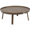 Muuto Stolík Around Coffee XL, stained dark brown