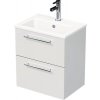 Skrinka do kúpeľne s umývadlom Intedoor BOX MINI biela vysoko lesklá 50 x 57,5 x 36 cm BOX MINI 50 2Z