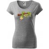 Had na vetve - Dámske tričko Pure - XL ( Tmavosivý melír )