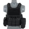 Vesta taktická 8FIELDS Lightweight AAV FSBE Assault Vest System V2 - čierna