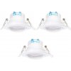 Aigostar B.V. | Aigostar - SADA 3x LED podhľadové svietidlo LED/5W/230V 6500K pr. 8,5 cm biela | AI2039