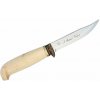 Marttiini Deluxe Lynx Bronze stainless steel/curly birch*/leather/finger quard 450012