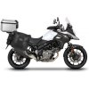 Kompletní sada sedlových brašen SHAD TERRA TR40 a hliníkového 55L topcase, včetně montážní sady SHAD SUZUKI DL 650 V-Strom