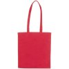 HAMAVISS bavlnená taška červená, dlhé uško, 140g/m2, 38 x 42 cm, 250ks BALENIE