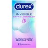 Durex Invisible Extra Lubricated 12 Uds