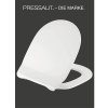 WC doska Pressalit Connexion biela softclose / s pomalým zatváraním 980011-DE9999