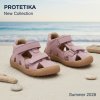 Protetika - barefoot polootvorené topánky HANA purple Veľkosť: 21