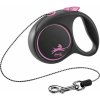 Flexi Black Design XS šnúrové vodítko 3 m 8 kg-do Pink