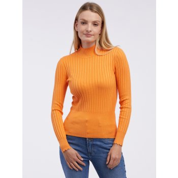 Orsay dámsky rebrovaný sveter ženy oranžová