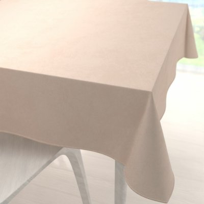 Biante Veľký zamatový štvorcový obrus Velvet Prémium SVP-020 Béžový 260x260cm