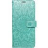 Puzdro / obal na Xiaomi Redmi 14C mandala zelené - kniha MEZZO Book