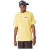 Pánske tričko s krátkym rukávom New Era HERITAGE GRAPHIC OVERSIZE TEE žlté 60332232 - L