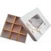 Krabička na pralinky 12x12x4cm 5ks - Cakesicq - Cakesicq