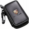 Kľúčenka KOŽENÉ PUZDRO na kľúč s logom PORSCHE KĽÚČIK do auta ELEGANTNÁ