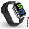 SWISSTEN silikonový řemínek pro Apple Watch 38-40 mm černá 46000101