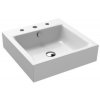 Kaldewei Puro umývadlo 46x46 cm štvorec klasické umývadlo biela 901306033001