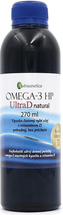 Nutraceutika Omega-3 HP natural + vitamín D Ultra 270 ml od 19,95 € -  Heureka.sk