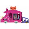 Mattel ENCHANTIMALS MAČACÍ MÓDNY OBCHOD NA KOLESÁCH HERNÝ SET