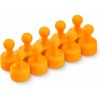 Magnetické figúrky M9 oranžové, 10 ks, 12 × 20 mm