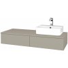 Dreja Kúpeľňová skrinka MODULE SZZ2 120 umývadlo Joy 3 - M05 Béžová mat / M05 Béžová mat / Levé