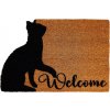 Trade Concept Kokos Welcome Mačka Oranžová 40x60 cm