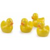 Veľkonočná kačička na ďalšie tvorenie a dekorovanie - 4 ks žltá