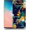 Picasee silikónový prehľadný obal pre Samsung Galaxy S10 Plus G975 - Pineapple Color