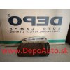 Škoda OCTAVIA II 11/08- sklo zrkadla Lavé,vyhrievané,strieborné