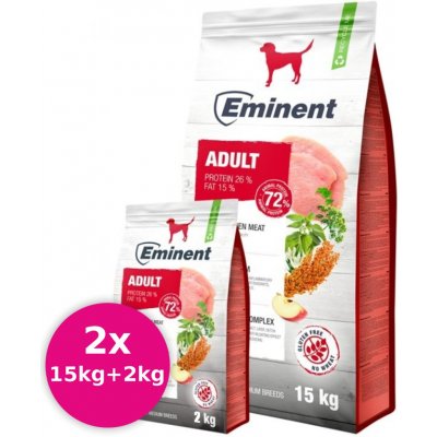 Eminent Dog Adult 2 x 17 kg