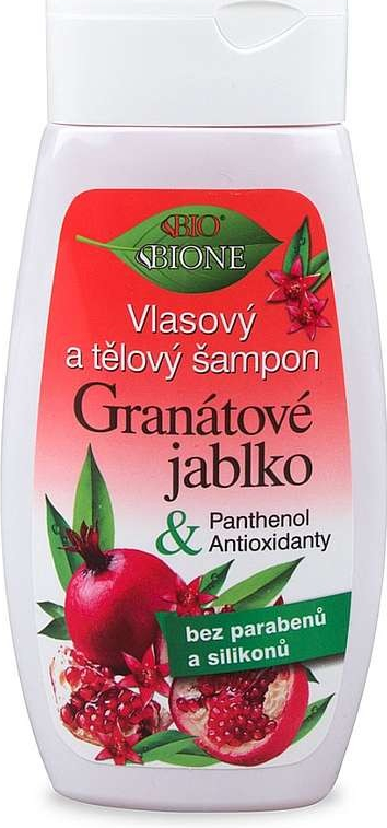 BC Bione Vlasový a telový šampón Granátové jablko 260 ml