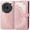 Peňaženkové puzdro Embossing Pattern Mandala Flower ružové – Nothing Phone (3a) Pro