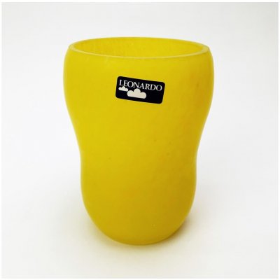 Výrobce po 1 ks | Sklenená váza 14 cm žltá | KK01711